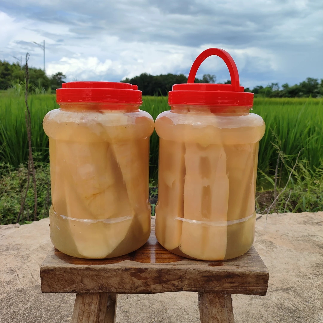粤北山区本地酸笋，南雄特色，2500g起。