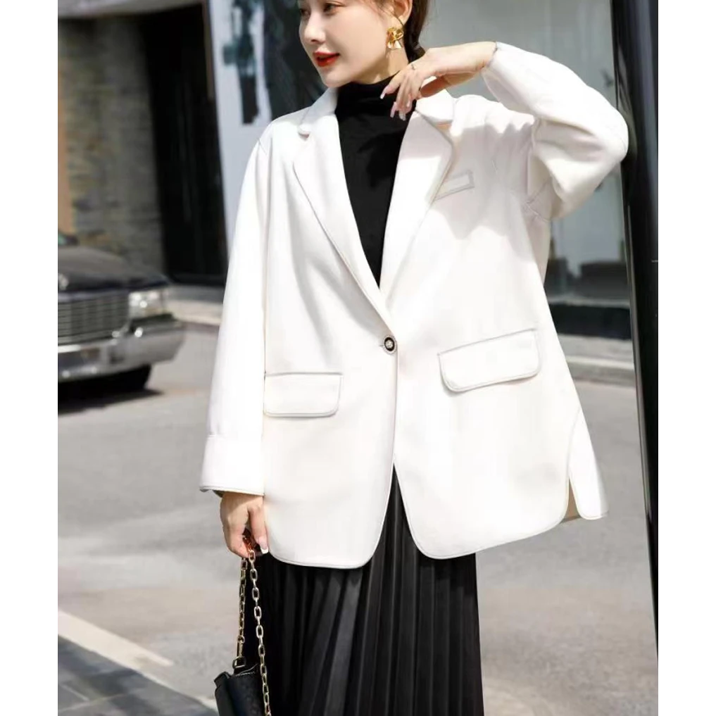 99908# 高级感慵懒风宽松大版外套