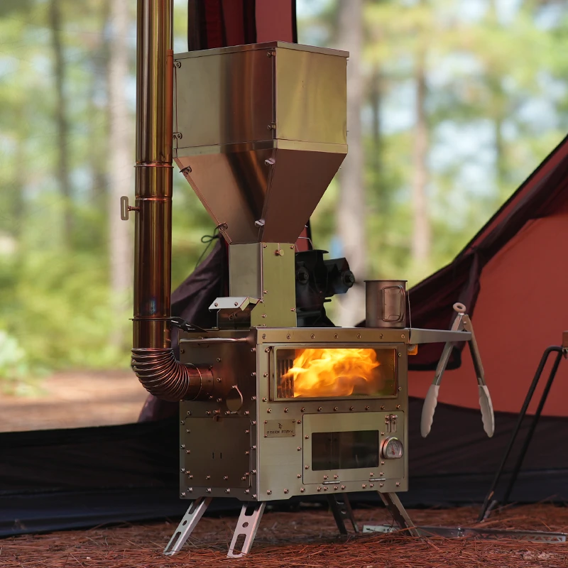 绿炉GreenstoveHori5横炉户外颗粒柴火炉帐篷内炉户外柴火炉