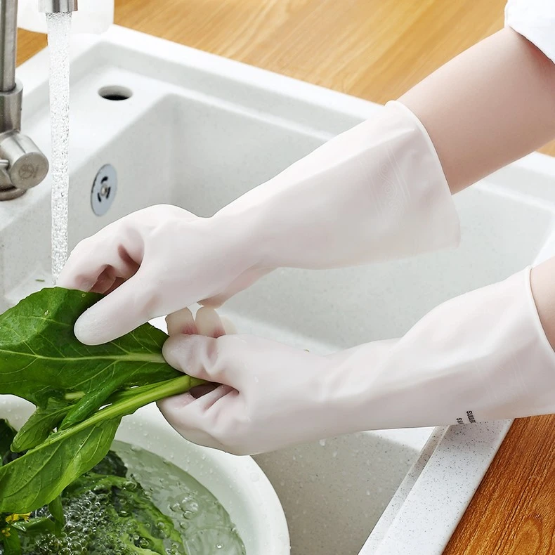 洗碗手套女加绒厨房家用神器家务洗衣服橡胶防水耐用加厚胶皮清洁