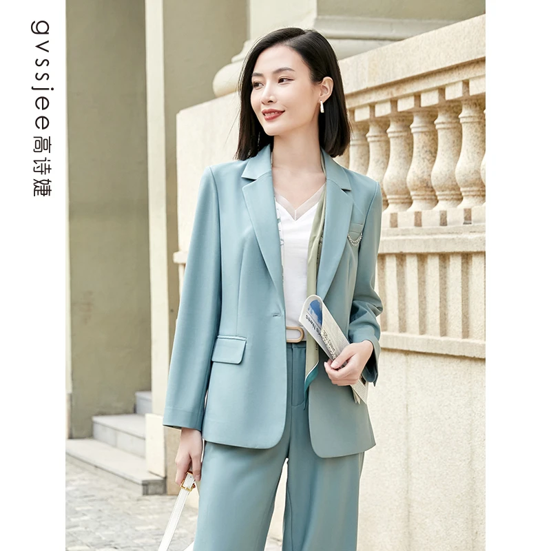 高诗婕新款商场同款西装外套通勤百搭上衣241330099-56