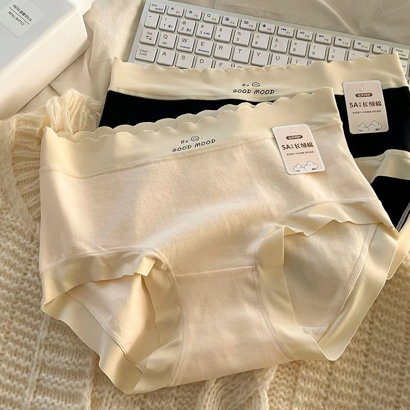 庆同内裤女棉质5A抗菌内裆日系少女生新款无痕女士三角短裤头