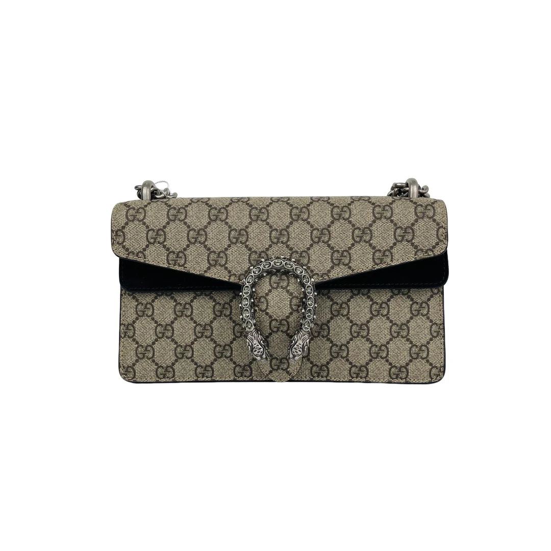 95新 GUCCI/古驰 奢品阁/小号/酒神包 /链条包