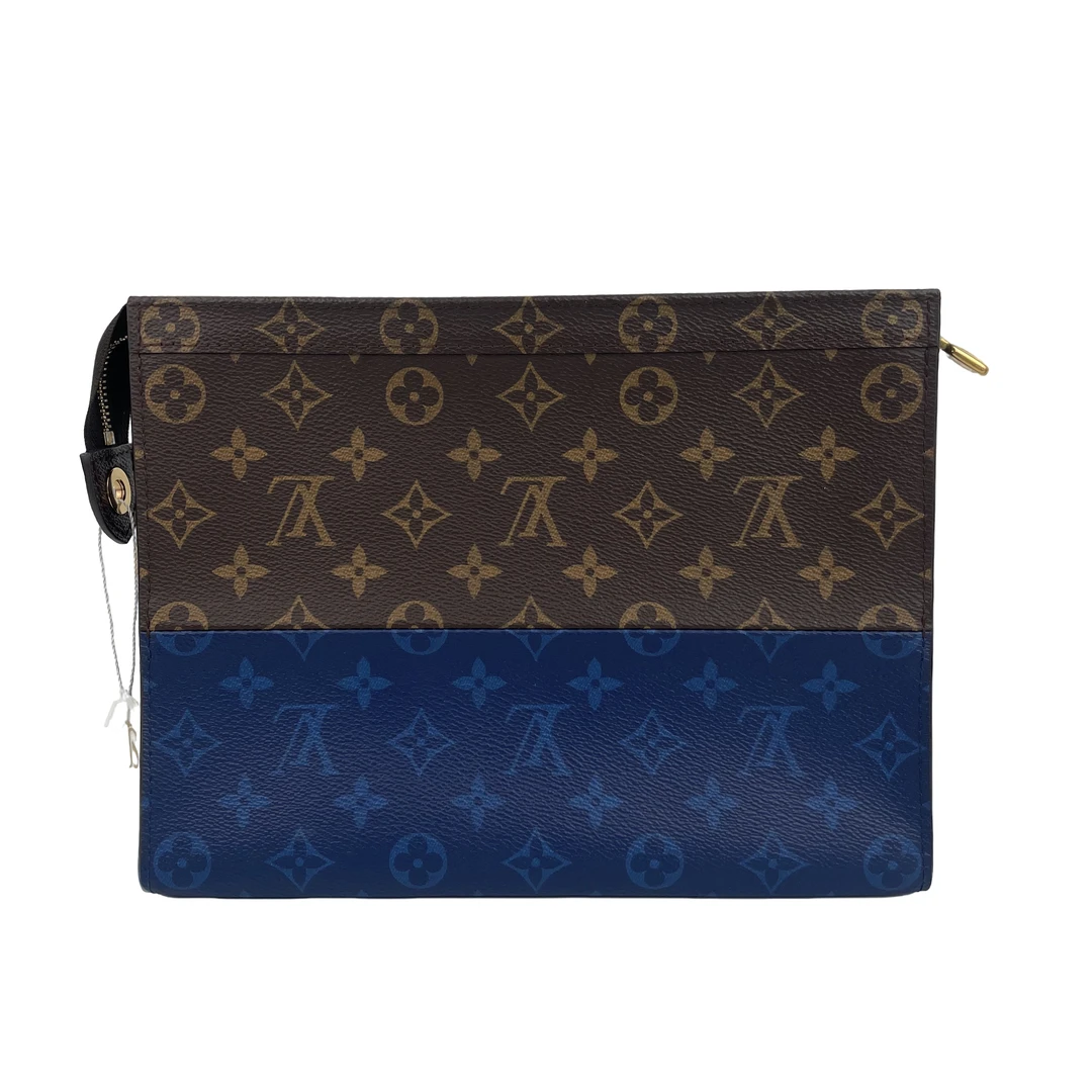 95新 LouisVuitton/路易威登 奢品阁/LV/老花拼色/手拿包