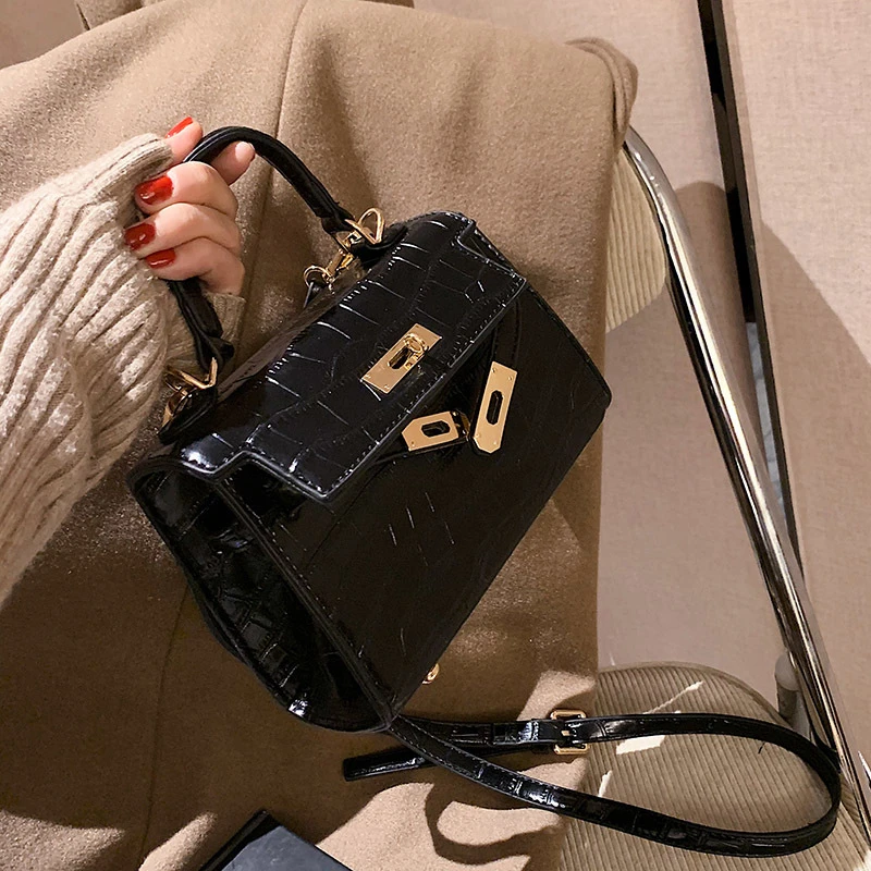 爆款小包包2023新款潮高级感单肩女包斜挎百搭ins洋气凯莉手提包