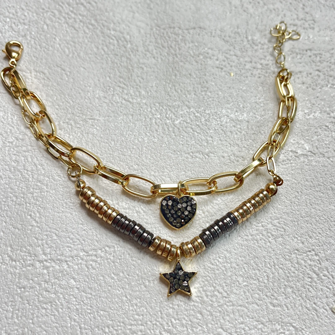 铜合金手链 孤品朋克风冷酷质感手链as1591