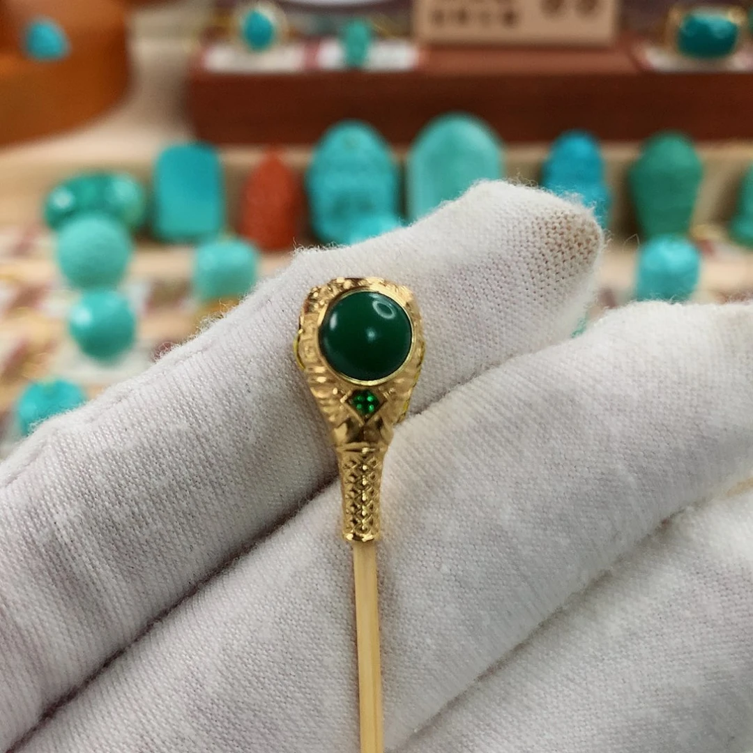 绿松石珠宝奇石未镶嵌