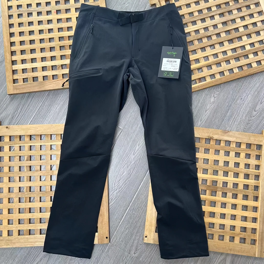 户外防泼水防风机能软壳男士立体剪裁透气弹力软壳休闲裤Y2320