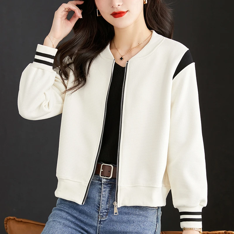 秋装外套女装2025年新款时尚高级感短款外搭春秋款休闲棒球服宽松