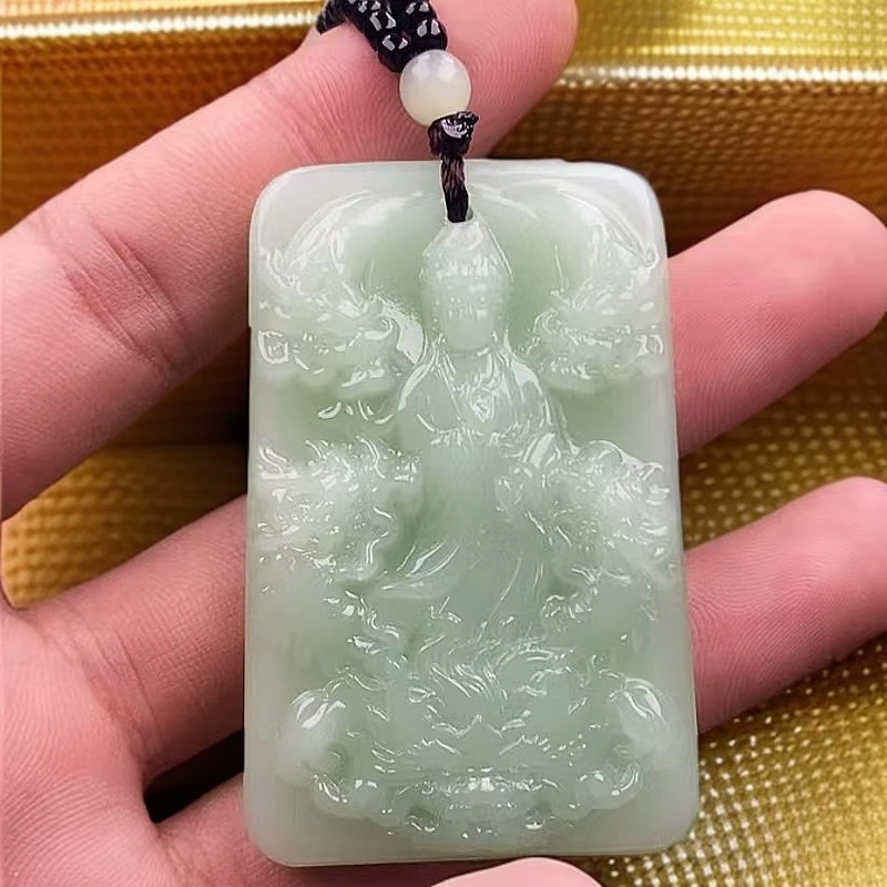 九龙观音6.手工男女同款双面时尚经典百搭精美吊坠