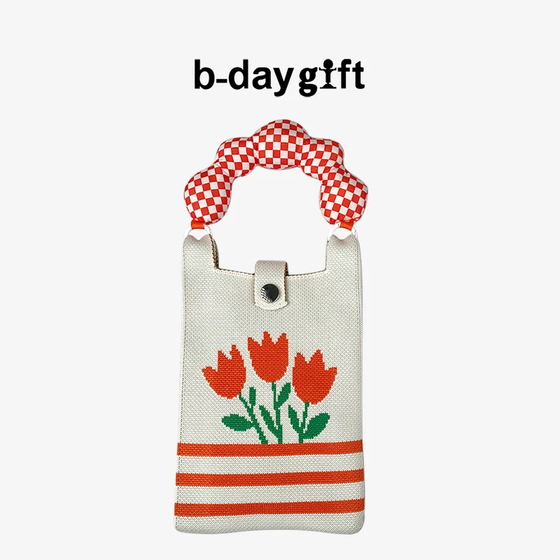 2024新款时尚百搭超洋气手机包少女单肩斜挎手拎袋出门斜挎小包包