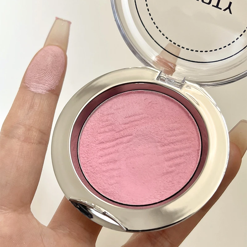 FAMOTY纯欲哑光腮红膏自然显白细腻显色持久哑光慕斯腮蓝腮紫