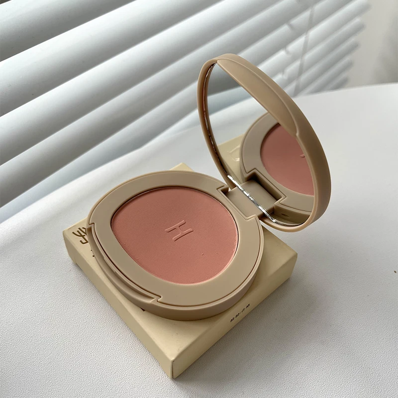 哑光HERORANGE干枯玫瑰晒红单色腮红收敛色膨胀色05纯欲显白胭脂