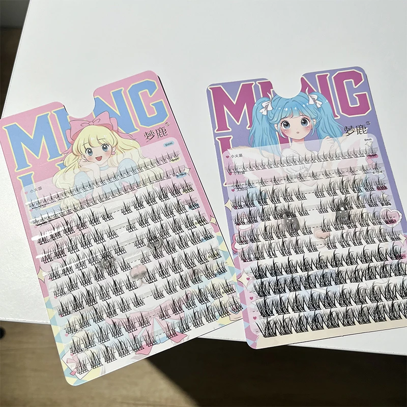 上下混装！梦鹿全家福10排大容量假睫毛自然仿真懒人小火苗太阳花