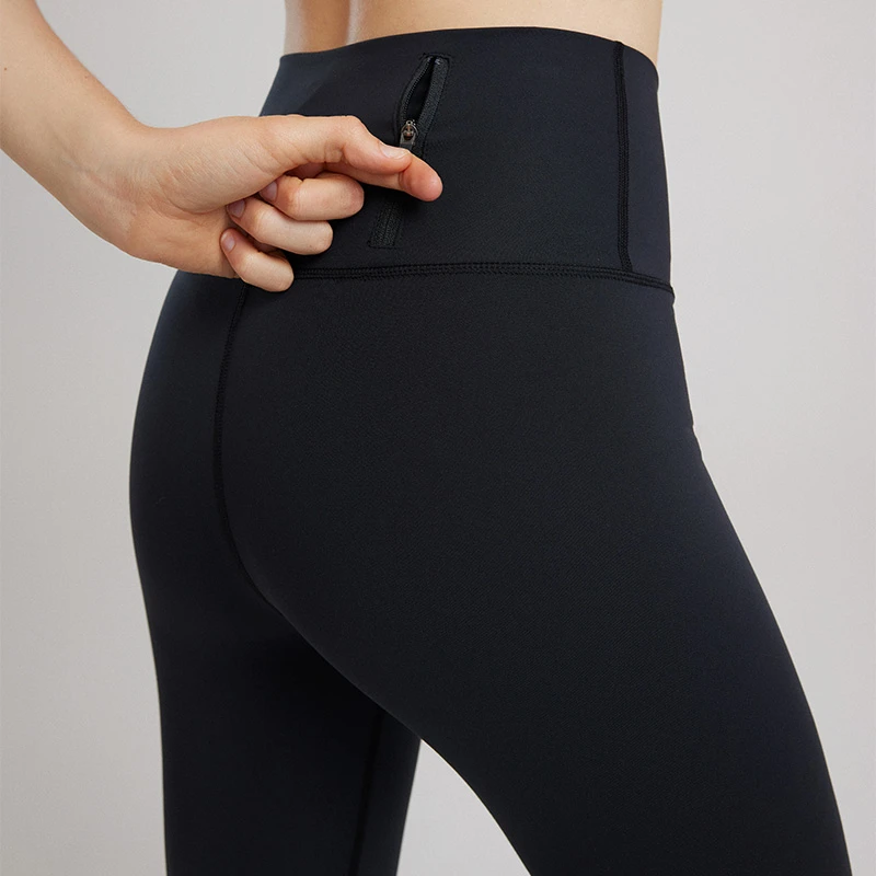 gymna高腰瑜伽裤弹力收腹速干加绒裤提臀百搭普拉提口袋健身裤女