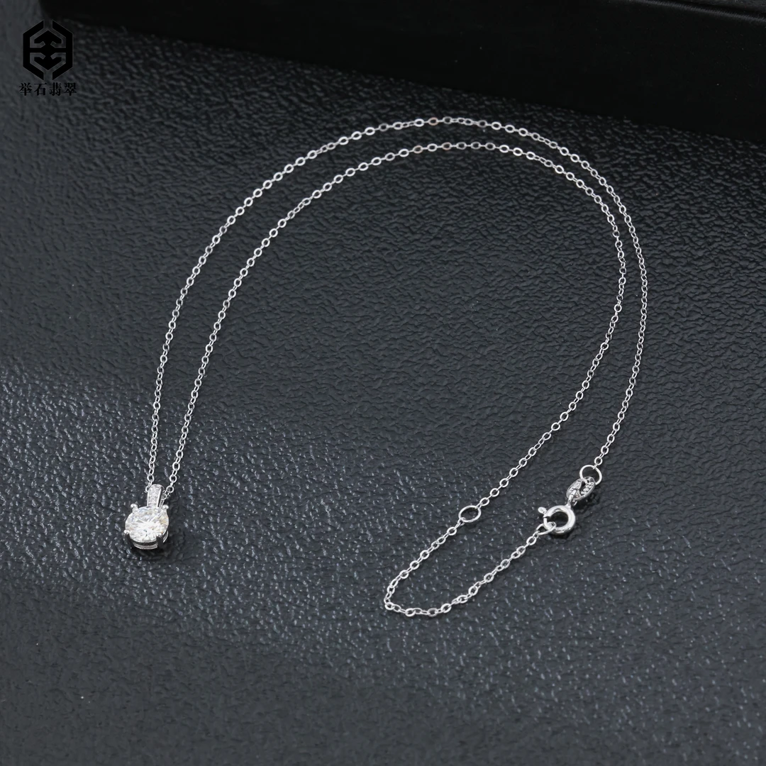 925银莫桑石银制品 【举石臻品】TH1113-9819-44莫桑钻吊坠（一件）E