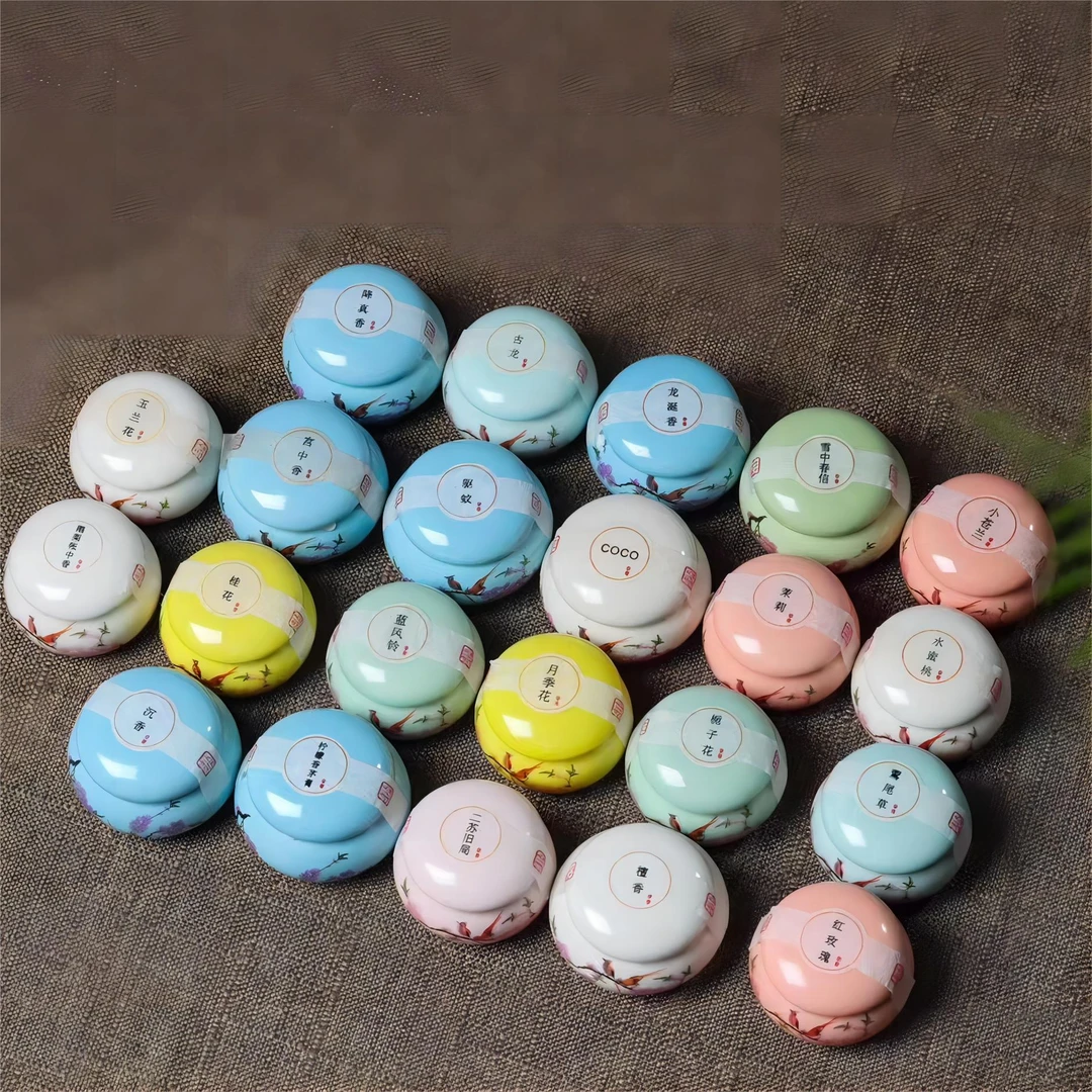 鹅梨帐中香持久淡香古法古风香膏手工精油固体龙涎桂花香水清爽