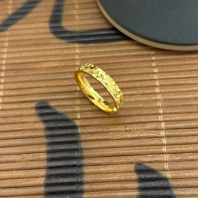 足银戒指 简约时尚百搭开口可调节碎冰冰国风新中式轻奢戒指