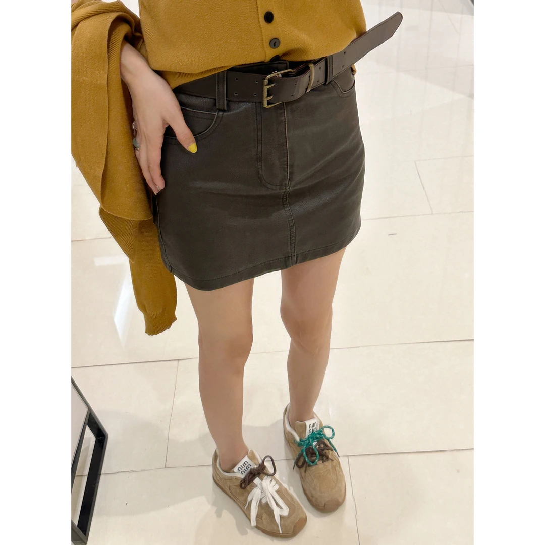 【孤品】NO退NO换 看中下单短裙高腰A字防走光