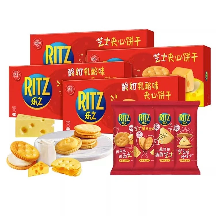 乐之酸奶乳酪芝士夹心饼干早餐代餐单独包装休闲零食下午茶