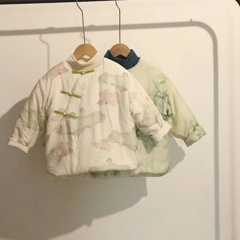 儿童国风棉服冬季新款男童棉衣年服洋气童装