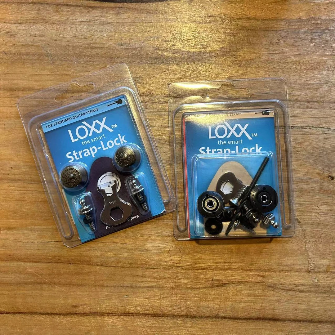 LOXX吉他背带扣 背带钮 民谣吉他电吉他尤克里里防滑脱落锁扣