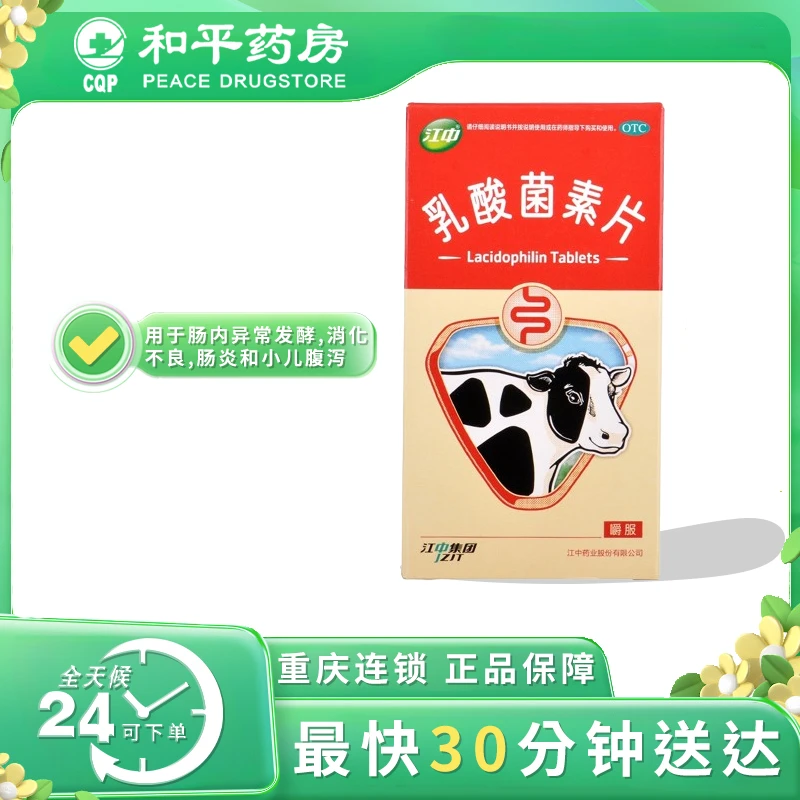 江中 乳酸菌素片 0.4g*64片