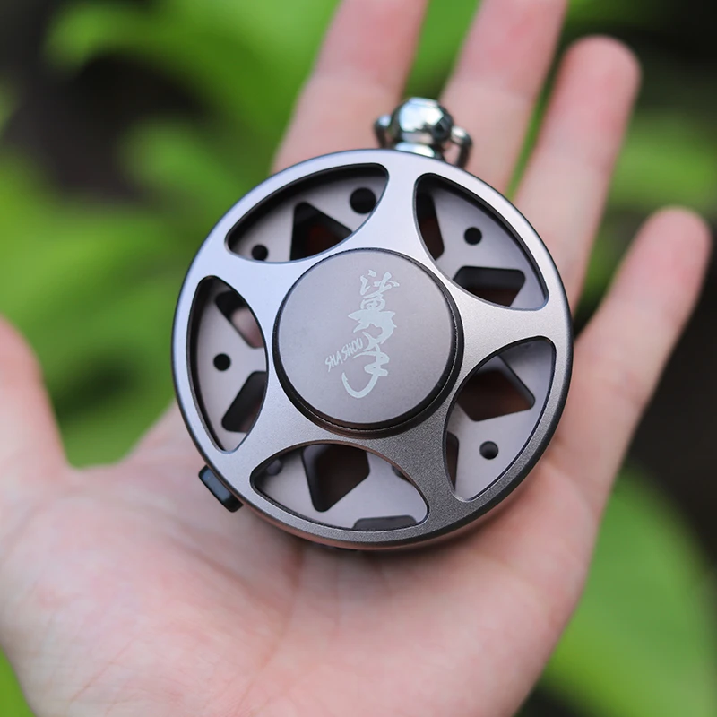 shashouluya/鲨手路亚路亚活鱼扣鱼锁轮铝合金锁鱼器高端鱼扣轮