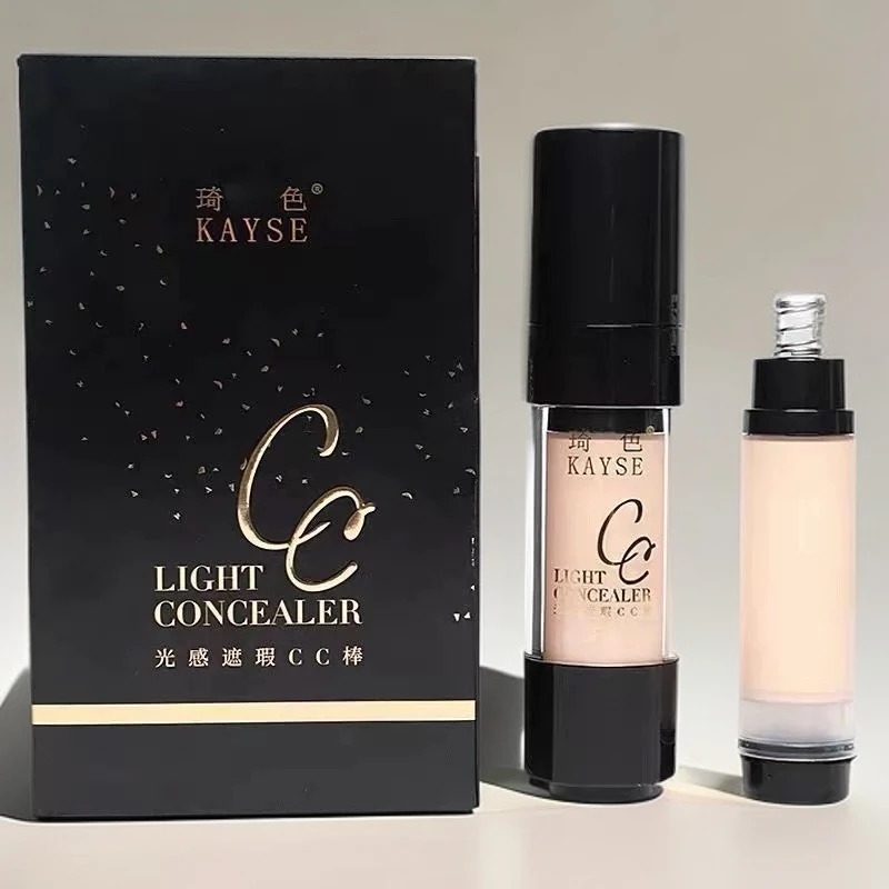 琦色新款cc棒光感遮瑕保湿提亮肤色不脱妆防水粉底液定妆粉遮瑕膏