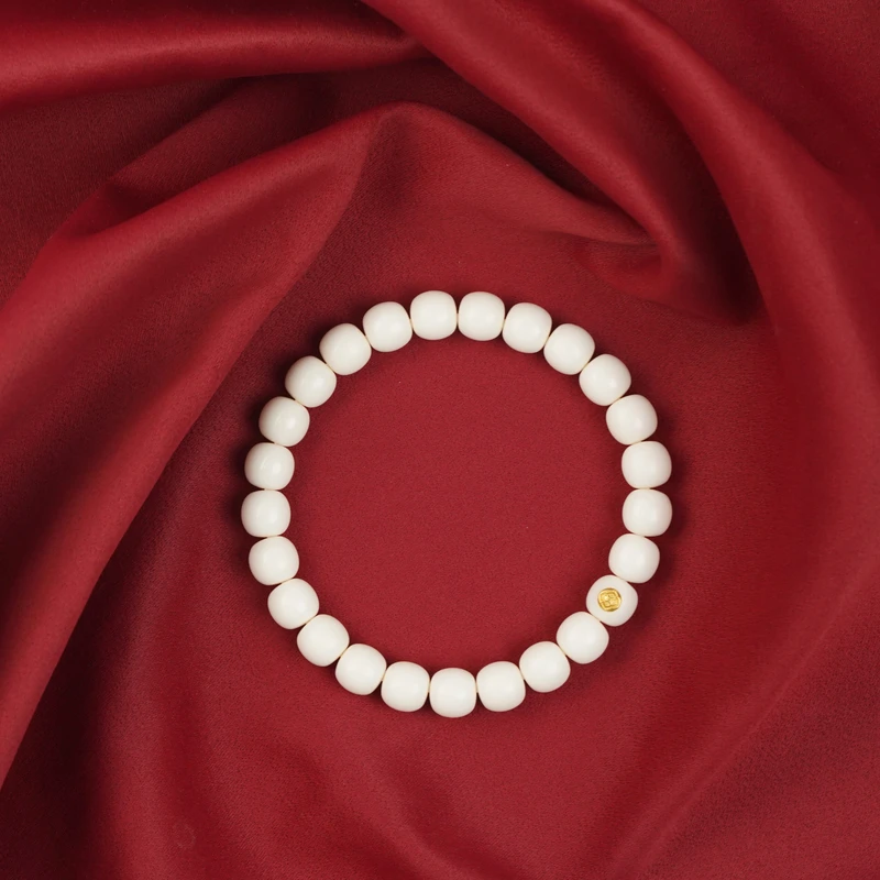 【启承严选】启承 老型驼骨白链手串  单金标款 TG020