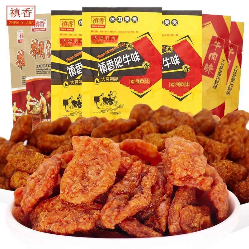 禛香肥牛8090后怀旧童年解馋麻辣小零食休闲食品香菇牛肉味小吃
