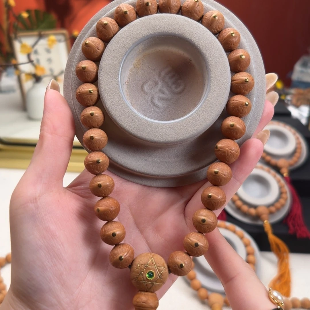 凤眼菩提手串思**山11.5mm铁籽手持27颗新籽