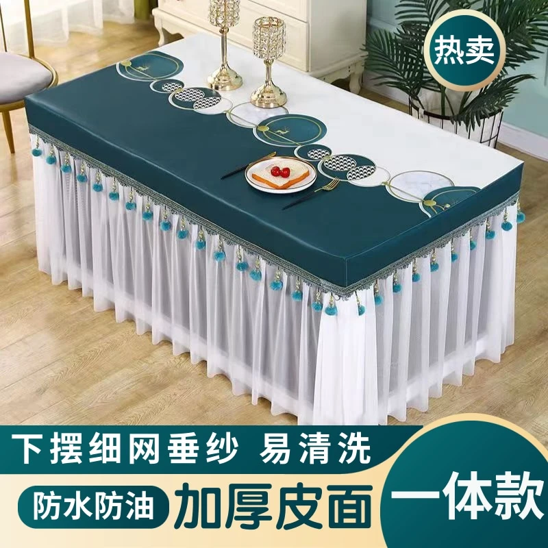 夏季蕾丝白色烤火炉罩套薄款生活电炉罩新款取暖桌罩套防水罩套