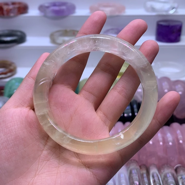【闪购商品】水晶手镯未镶嵌圈口61