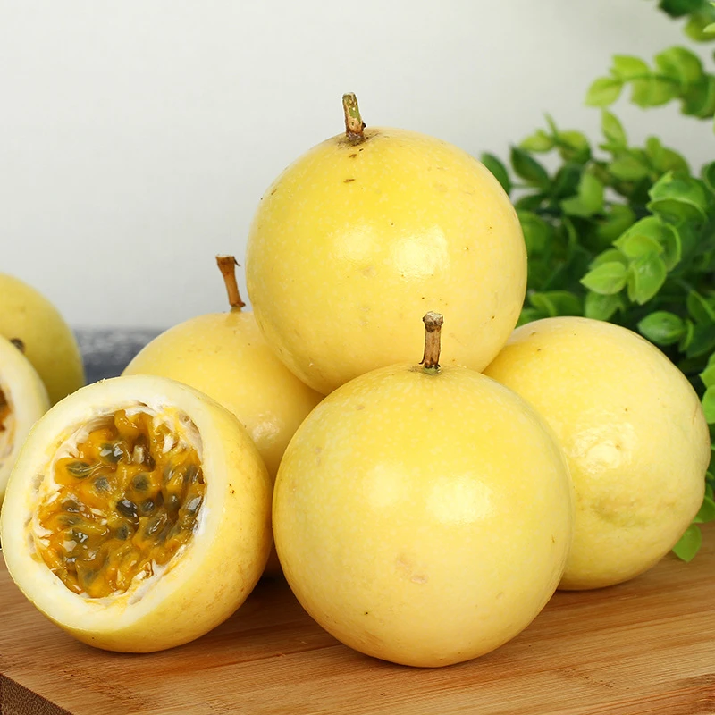 钦蜜9号黄金百香果营养VC水果10个60-70g送开果器