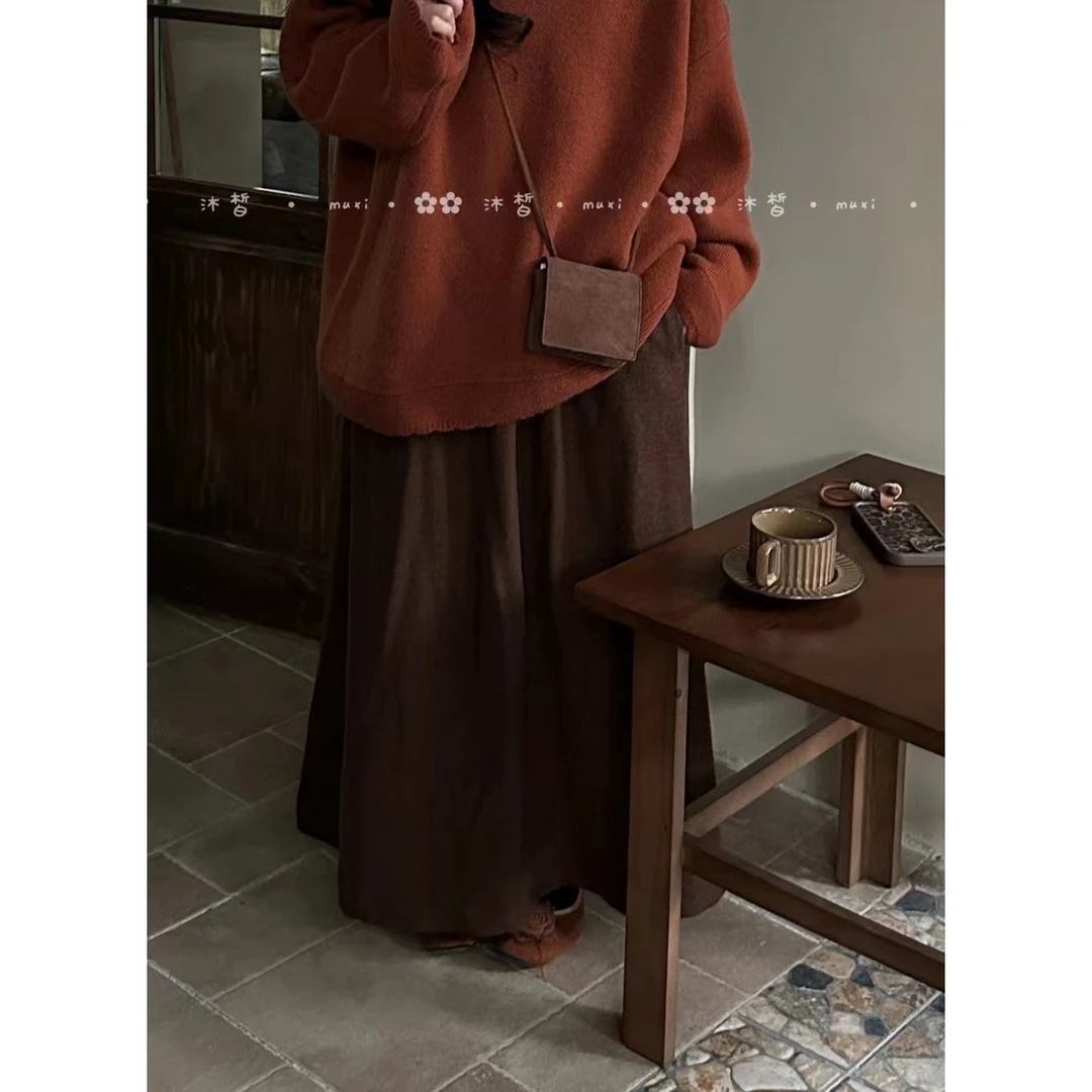 叨叨推荐款 MX#8670#松紧腰半身裙（秋季新款）FL