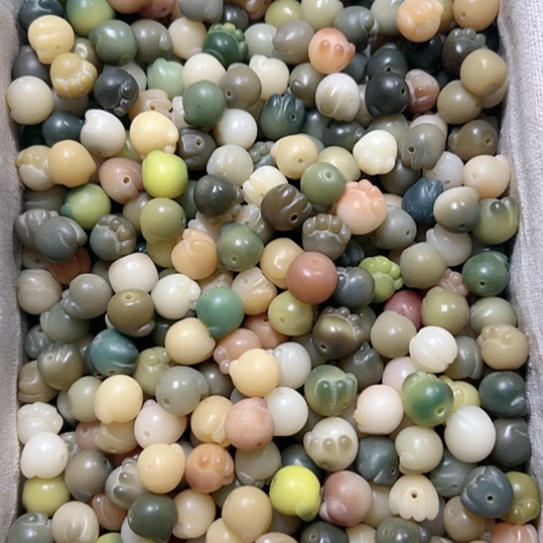 【闪购商品】白玉菩提吊坠微瑕猫爪60颗多宝