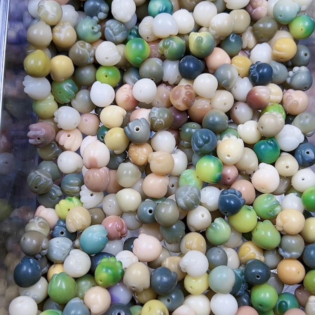 【闪购商品】白玉菩提吊坠40颗有好有坏猫抓
