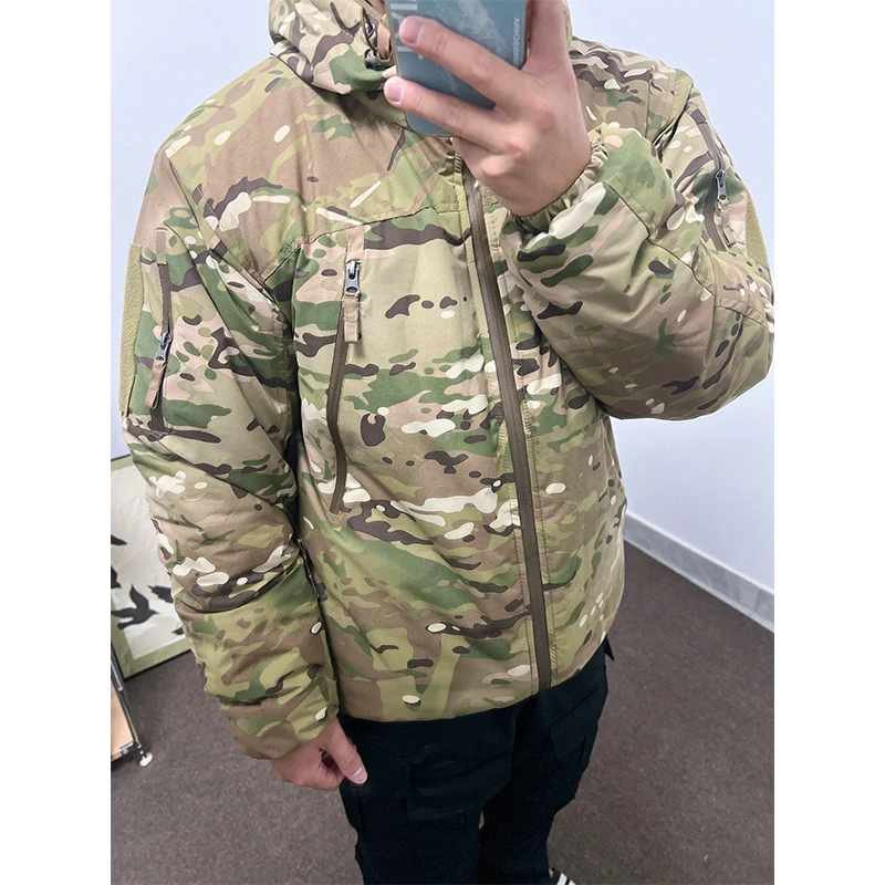 【基础吴】冬季户外战术棉服迷彩棉衣防风防水防污加厚保暖连外套男