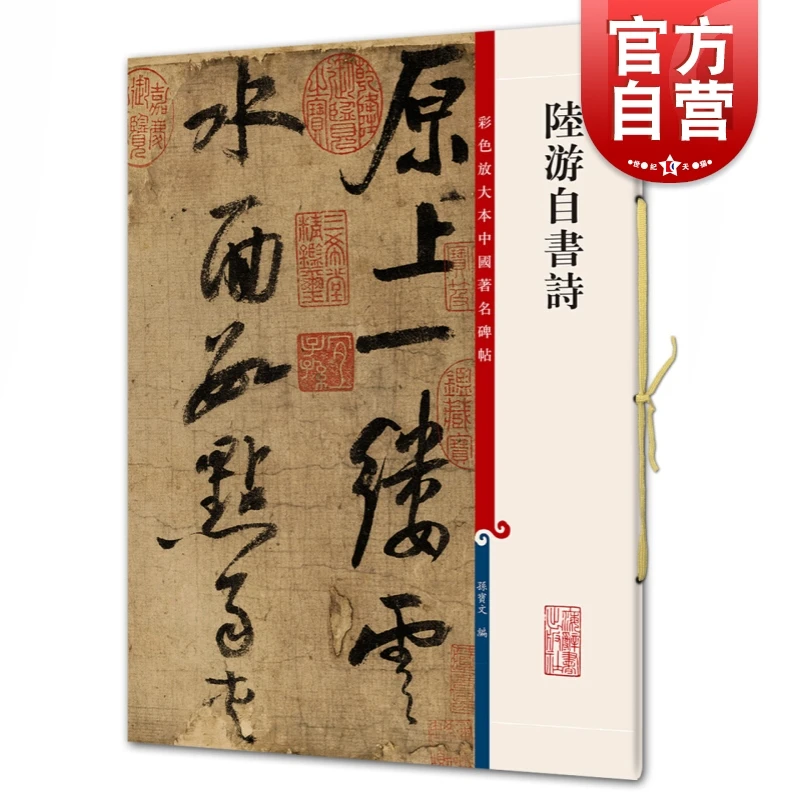 陆游自书诗 彩色放大本中国著名碑帖孙宝文编上海辞书出版社书法