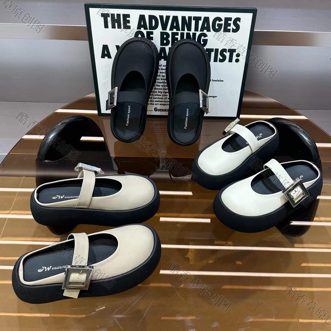 2024年夏季新款小个子仙女风凉拖时尚百搭玛丽珍防滑显瘦