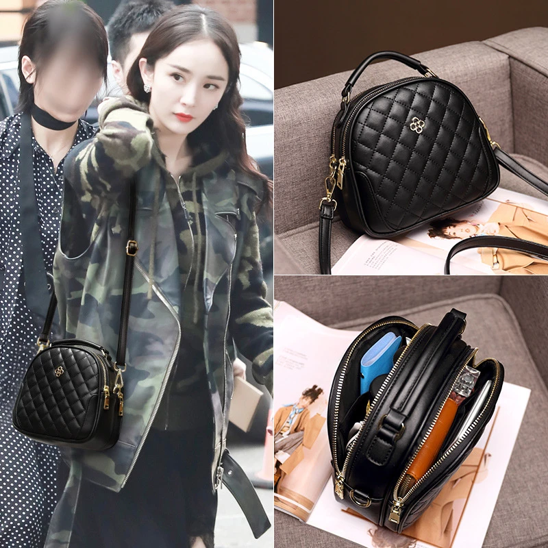 包包女2024夏上新女士奢华小圆包百搭软皮单肩包爆款网红斜挎包女