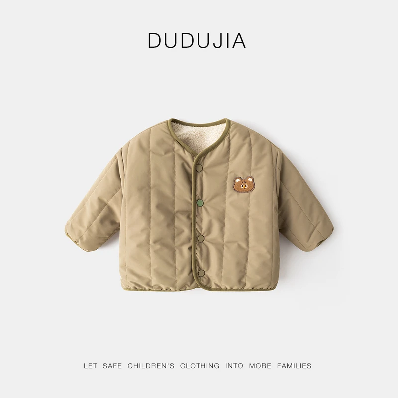 【现货】嘟嘟家儿童宝宝婴幼儿秋冬加厚短款卡通外套D4DWT032