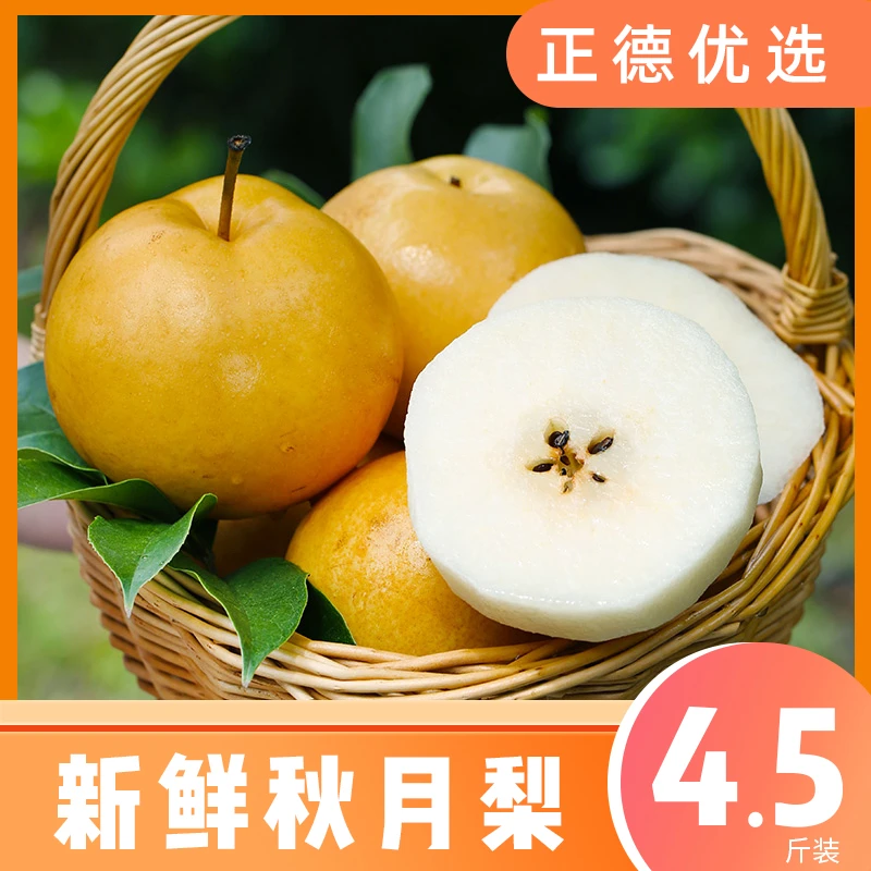 【秋月梨】当季新鲜梨子汁多肉厚 4.5斤装