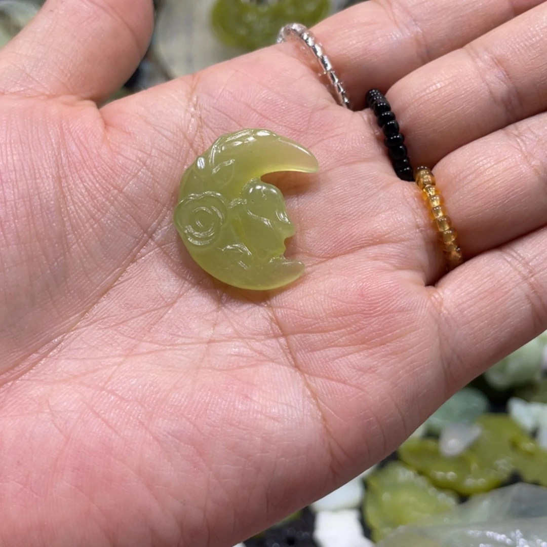 【闪购商品】岫玉颈饰未镶嵌140吊坠