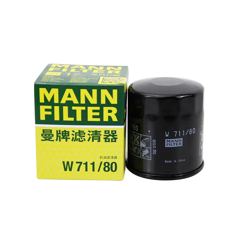 曼牌W711/80机油滤芯格滤清器