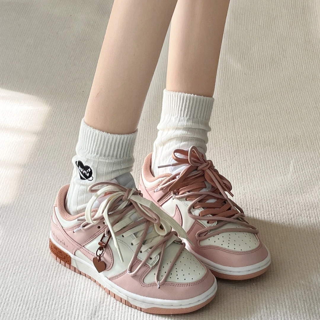 【Nike耐克】【Dunk Low 甜心】夏季时尚复古板鞋情侣款【定制球鞋】