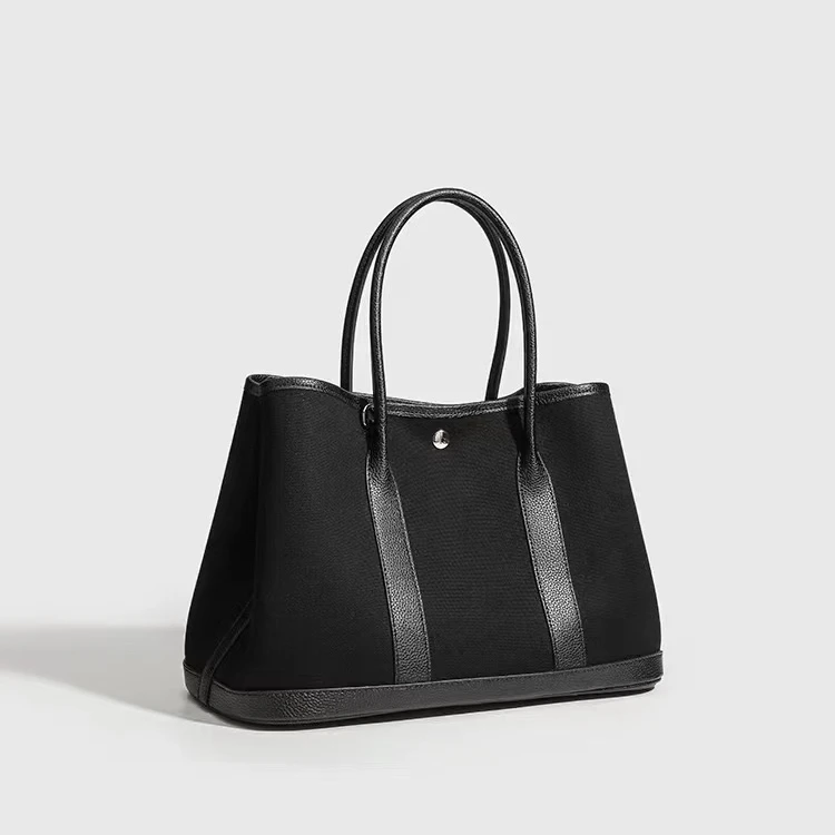 199捡漏福利拼皮花园打包容量撞色手提通勤购物托特包37cm