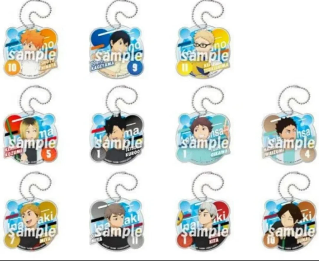 【oy】排球少年 泳池打扫亚克力挂件 吧唧日谷动漫周边（默认代拆）