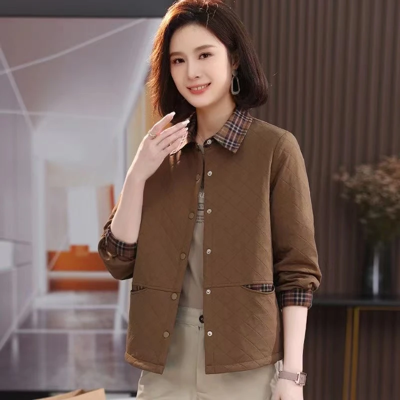 A189秋装新款装短款外套女上衣轻薄款夹克衫洋气时尚百搭休闲